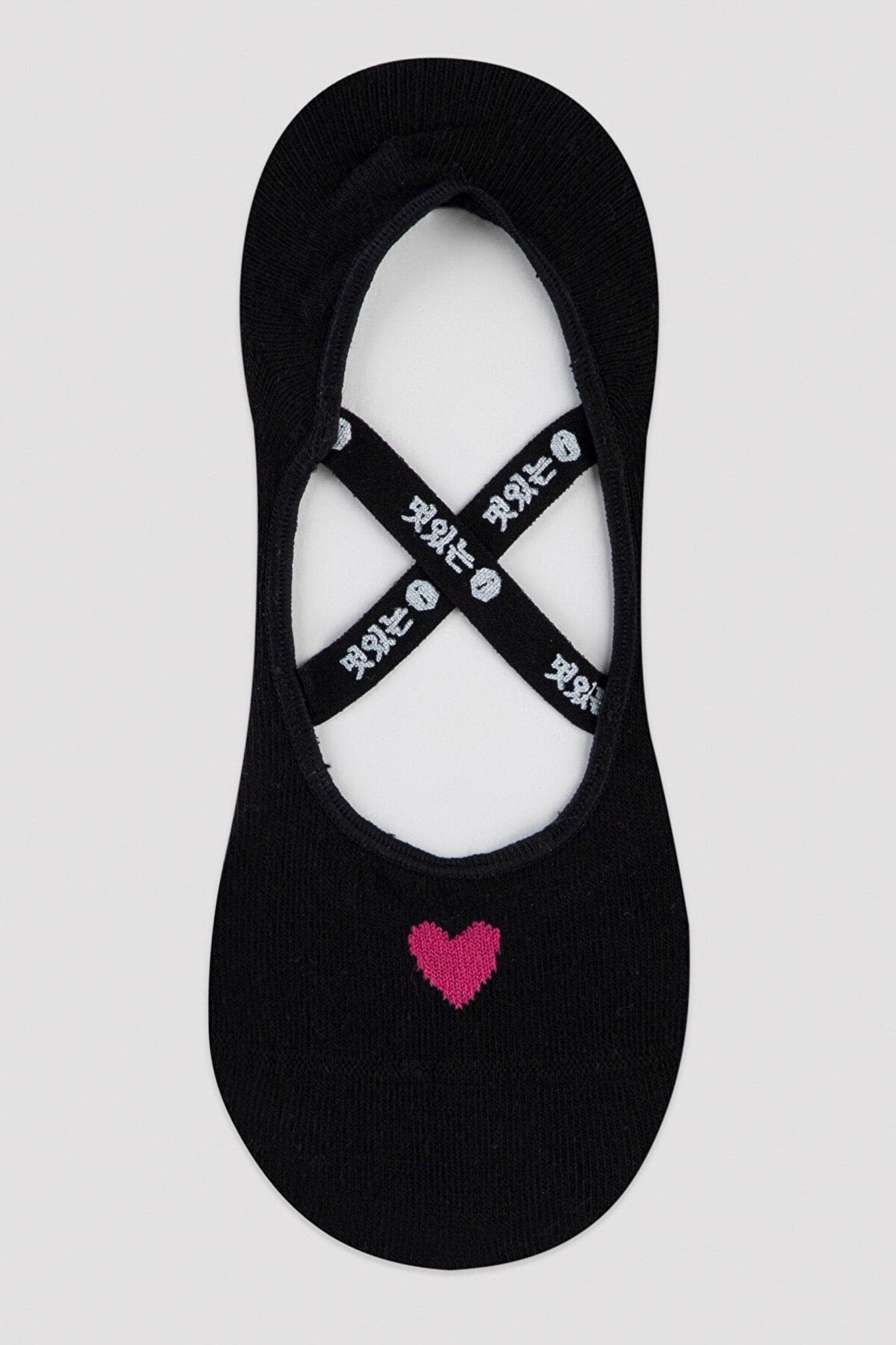 Anime Heart Patterned Yoga Sock One Size FLEXISB