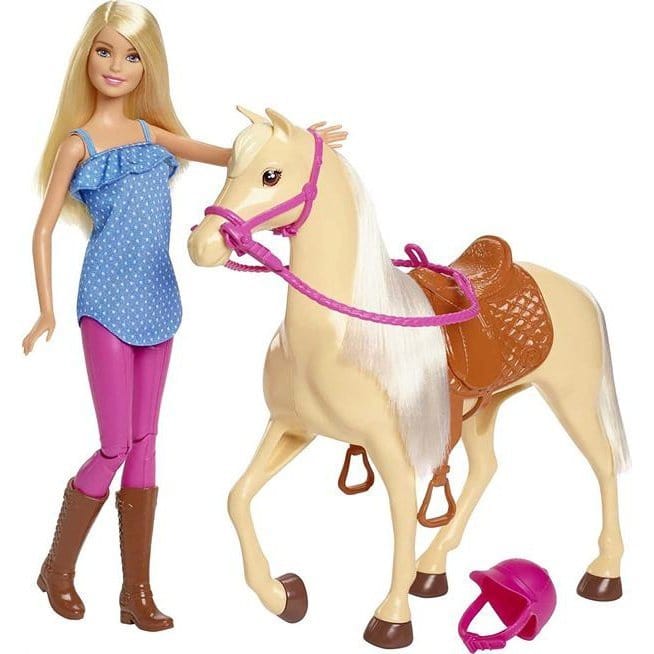 Barbie and Her Beautiful Horse Playset FXH13 Barbie