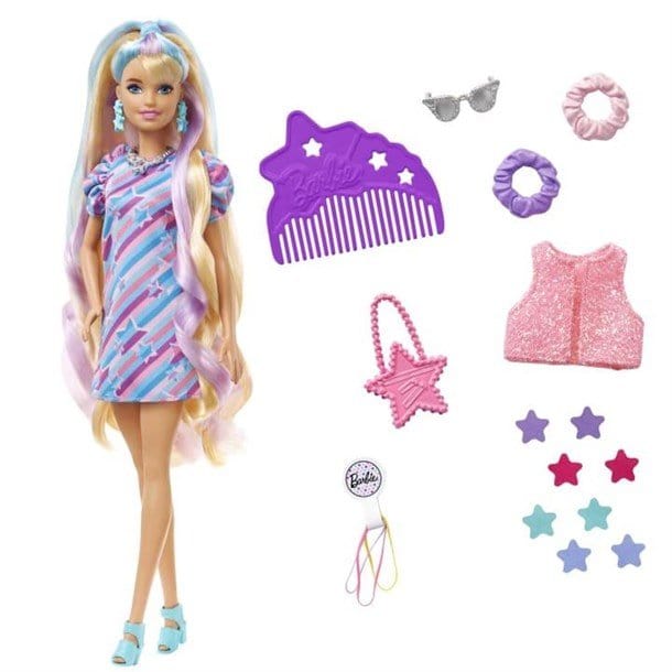 Barbie Dolls with Long Gorgeous Hair HCM87-HCM88 Barbie