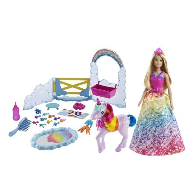 Barbie Dreamtopia Doll and Unicorn GTG01 Barbie