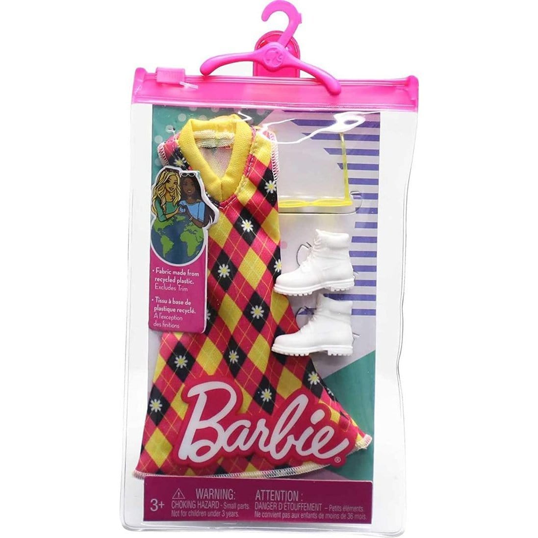 Barbie Argyle Dress & Accessories Fashion Set - 1 Each