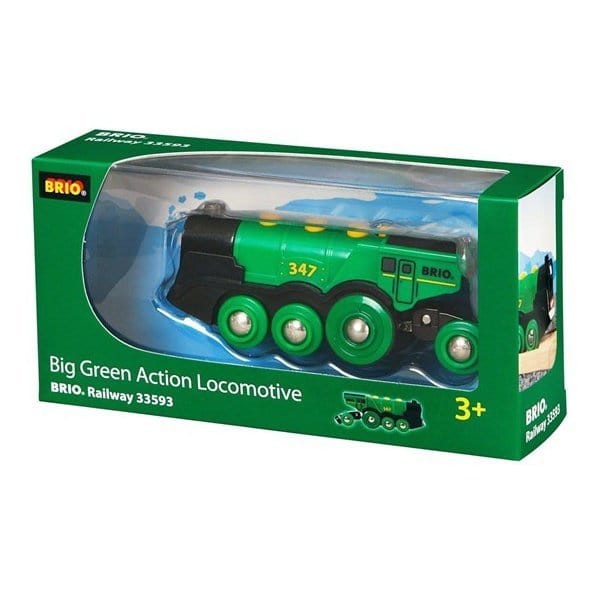 Brio Green Locomotive 33593