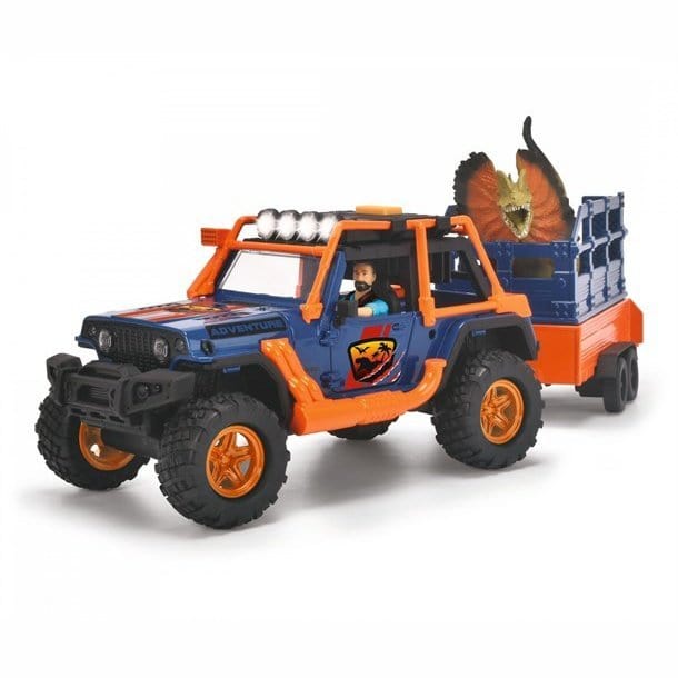 Dickie Dinosaur Transporter Jeep Play Set 203837024 Dickie