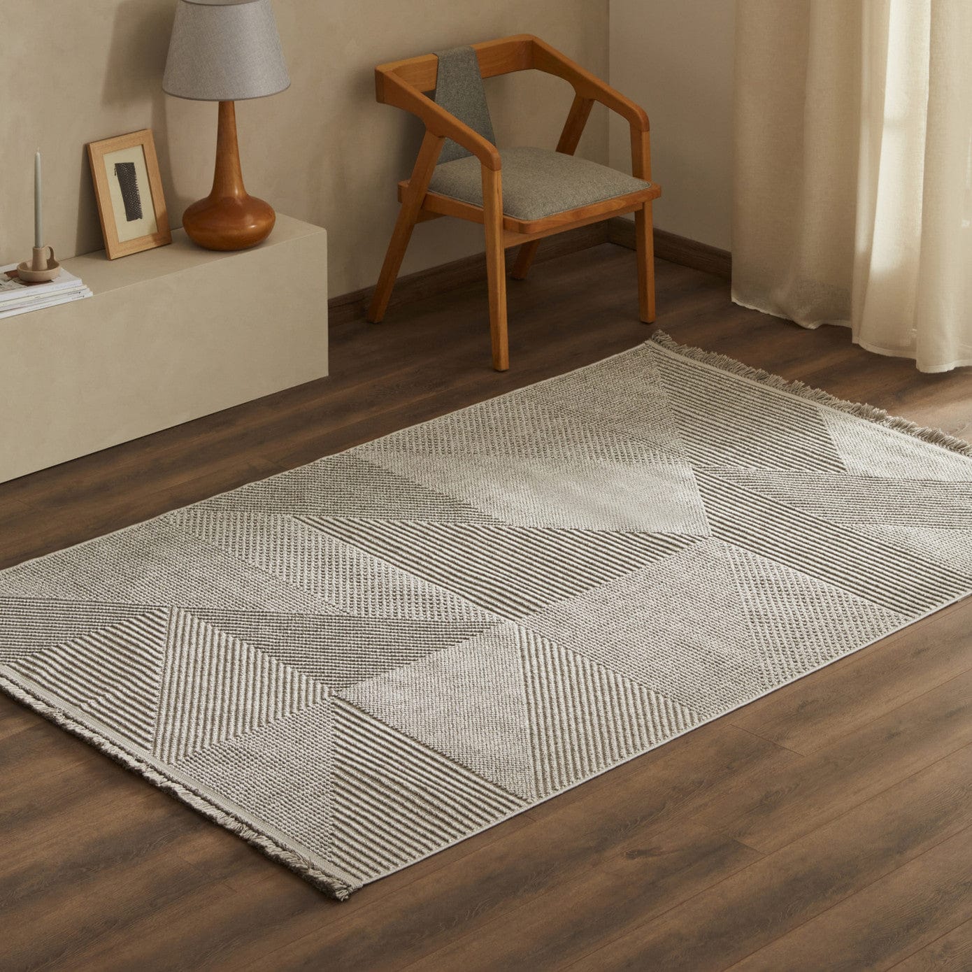 Kashmir Carpet 7/24 Scandinavian Clara Grey 120x180 cm ZEFASH
