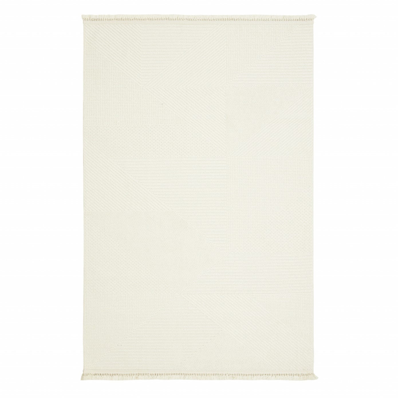 Kashmir Carpet 7/24 Scandinavian Clara White 120x180 cm ZEFASH