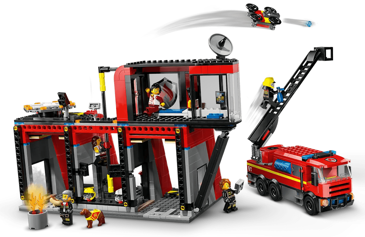 Lego 60414 Fire Station with Fire Truck LEGO