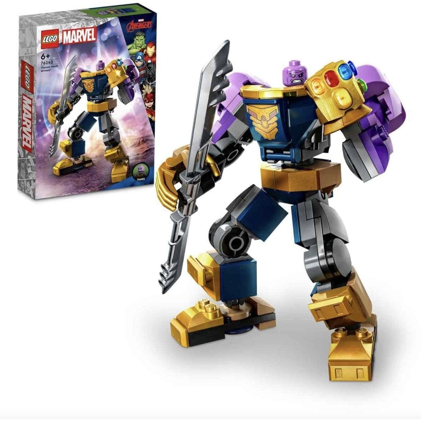 LEGO 76242 Marvel Mechanical Thanos Armor, Avengers Collector's Set LEGO