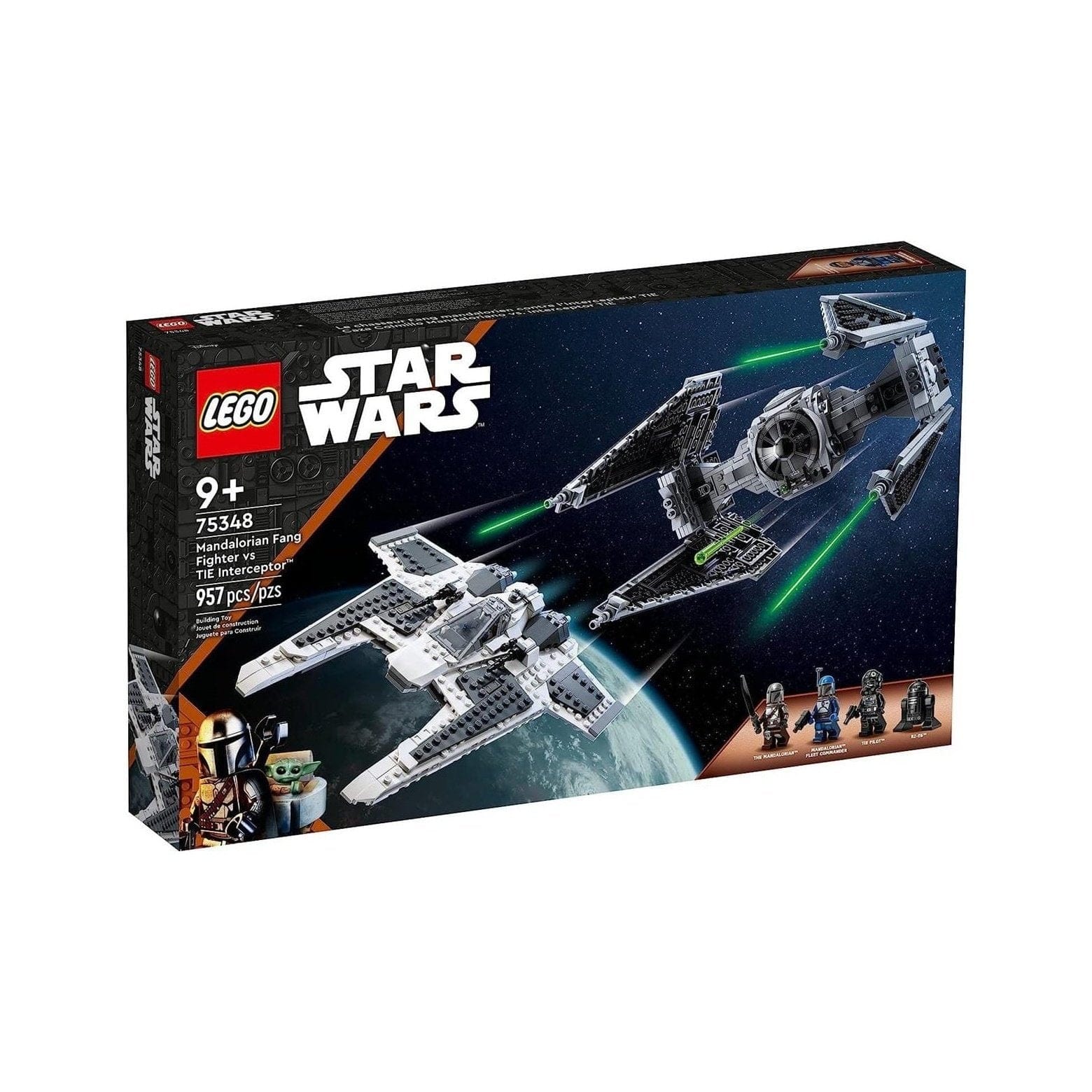 Lego Star Wars Mandalorian Fang Fighter TIE Interceptor 75348 LEGO