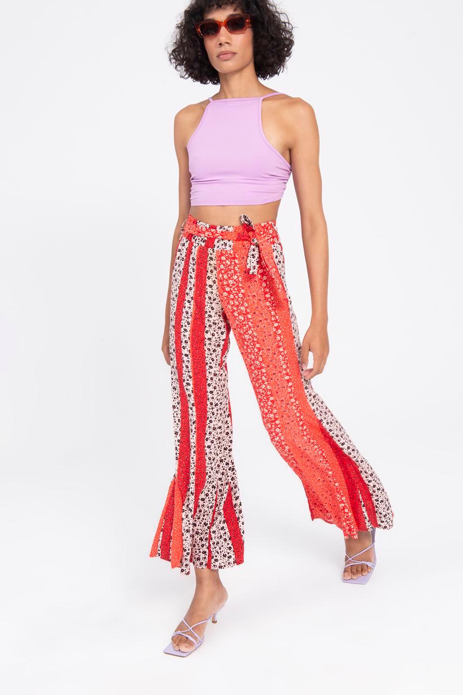 Low Waist Flared Trousers ZEFASH