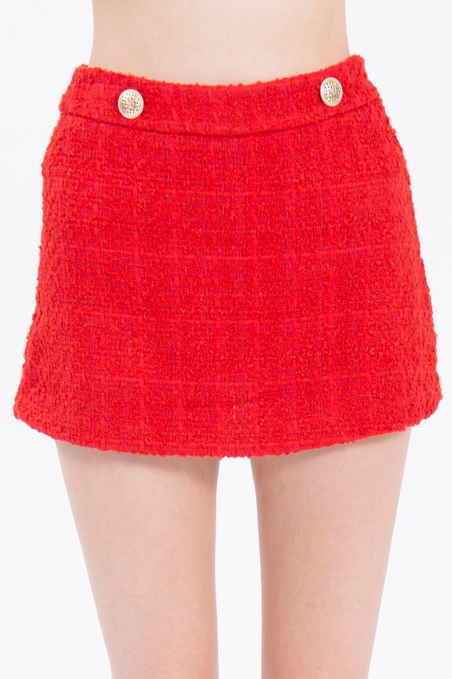 Mini Skirt Look Shorts ZEFASH