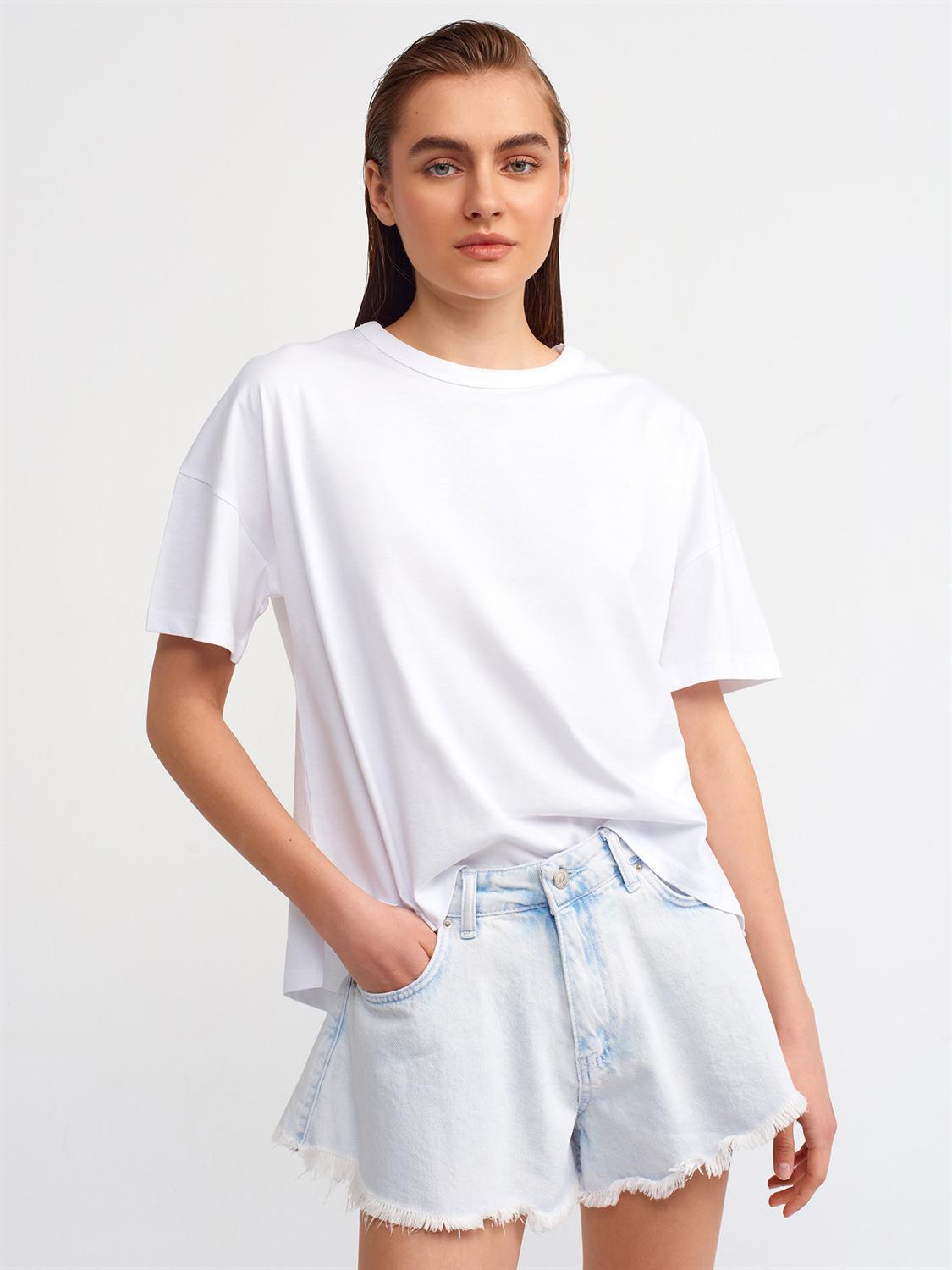 Oversize T Shirt White / S / 4 ZEFASH