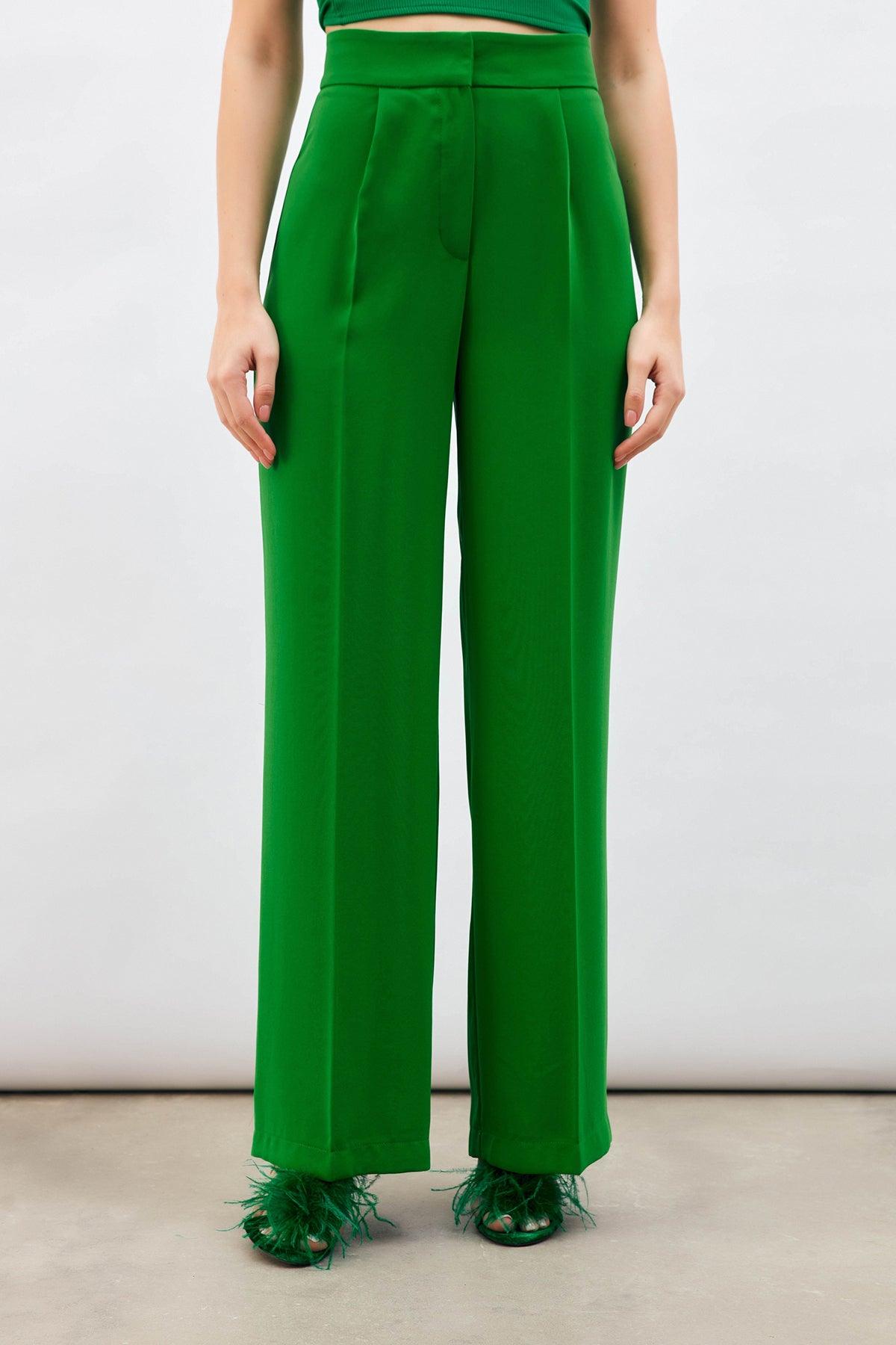 Pleat Detailed Loose Trousers ZEFASH