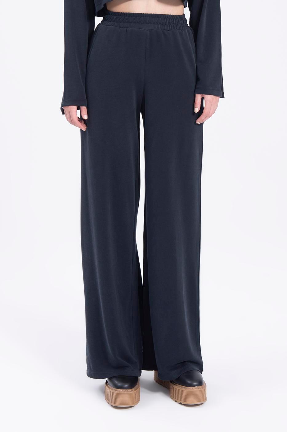 Soft Textured Modal Loose Trousers ZEFASH
