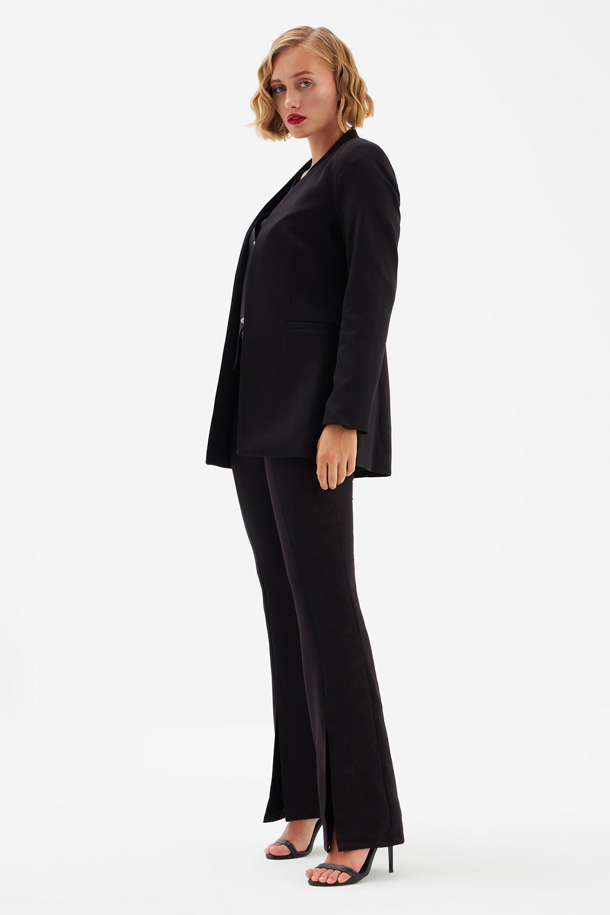 Spanish Trousers With Slit Detail ZEFASH