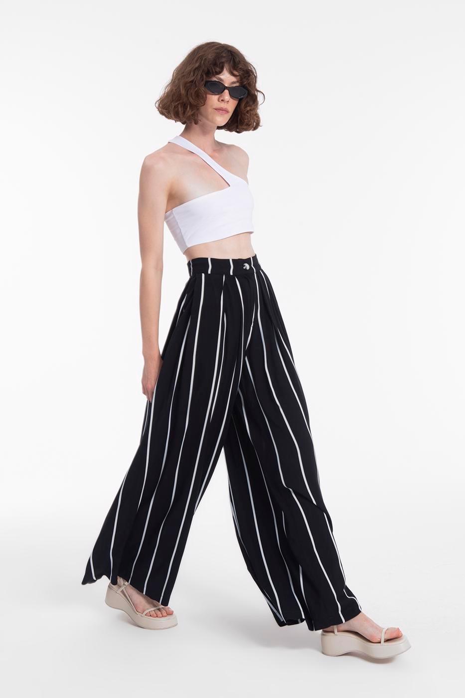 Striped Loose Trousers ZEFASH