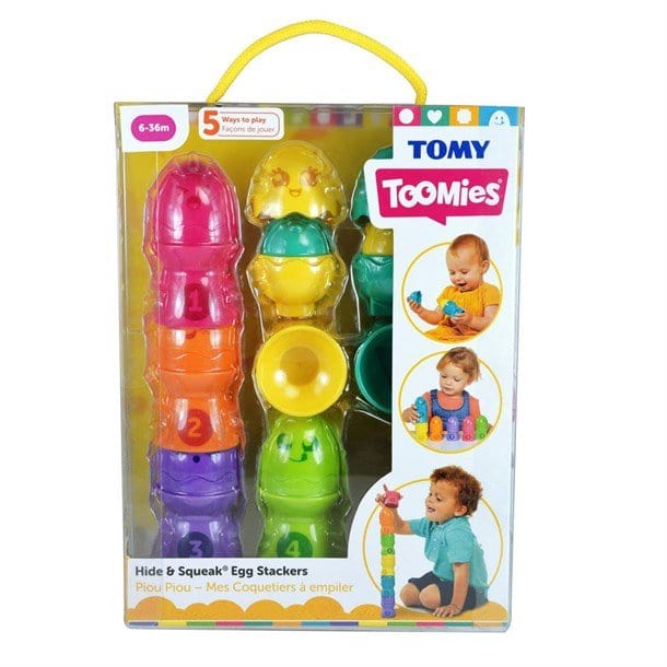Toomies Hide and Seek Egg Tower Set TPR73083 Tomy