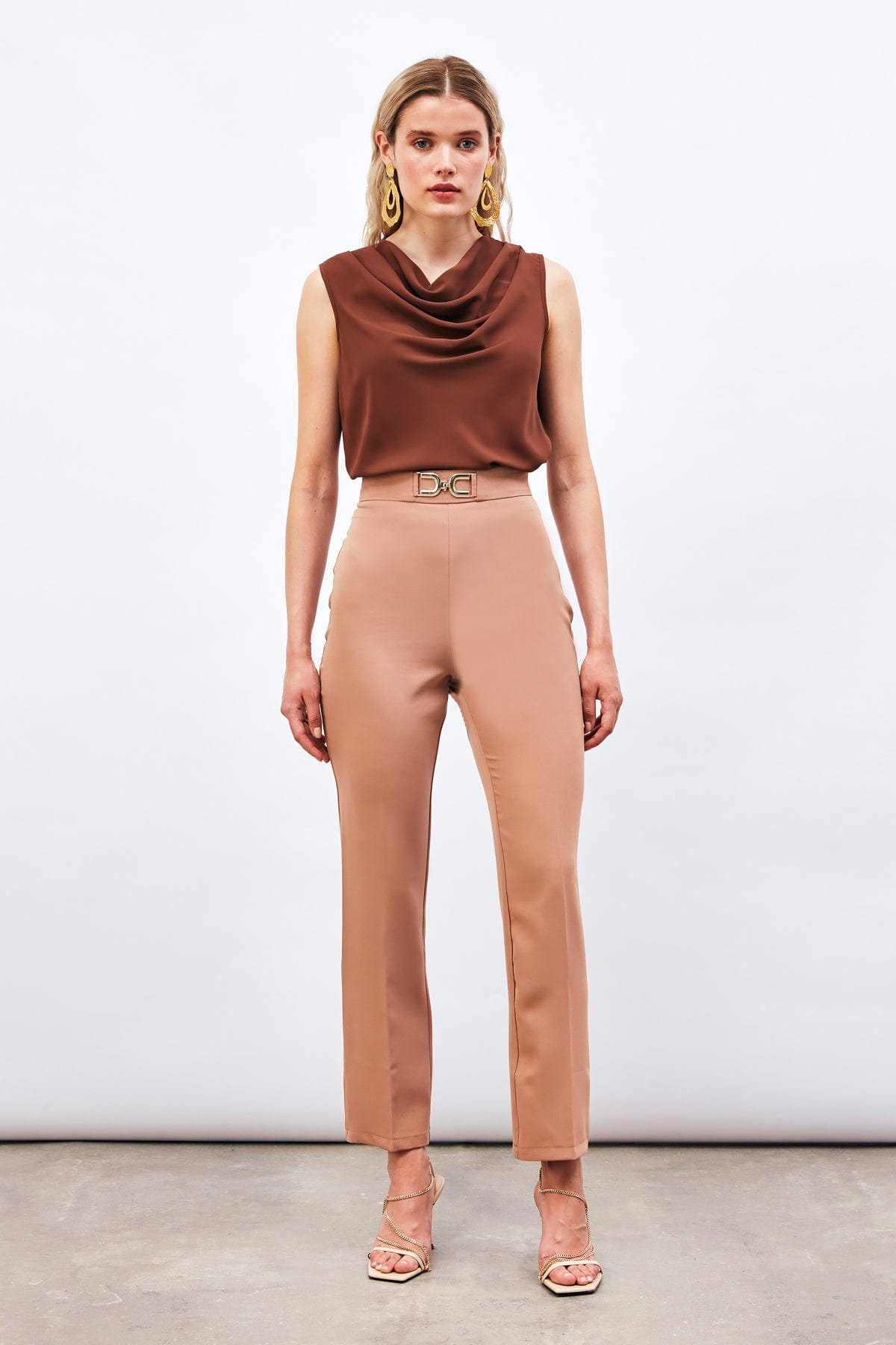 Trousers with Accessory Detail ZEFASH
